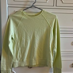 very light limeade color size 11/12 L athleta girl sweatshirt